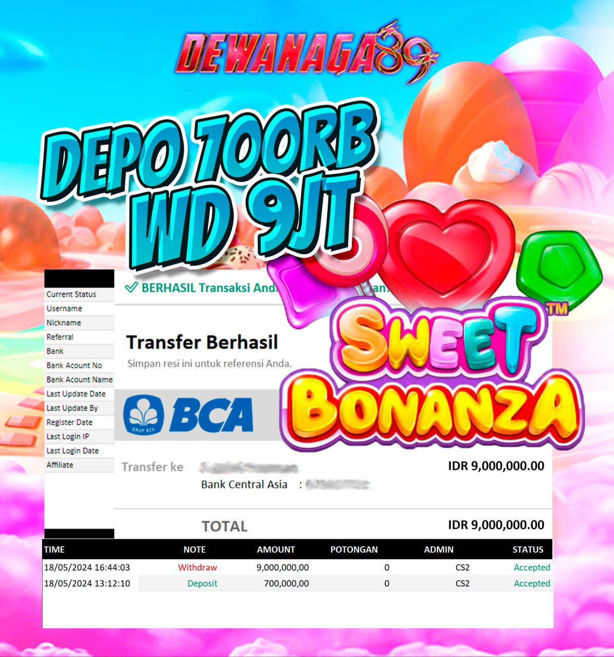 DEWANAGA89 AGEN SLOT BONANZA 1000 AUTO MAXWIN TERBARU